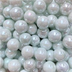 Perle blanche 14mm