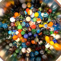 megamix 1000 billes dans un seau en métal