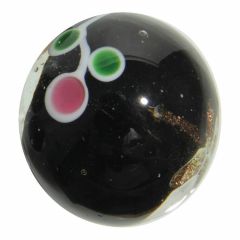 Orchidée noire 22mm