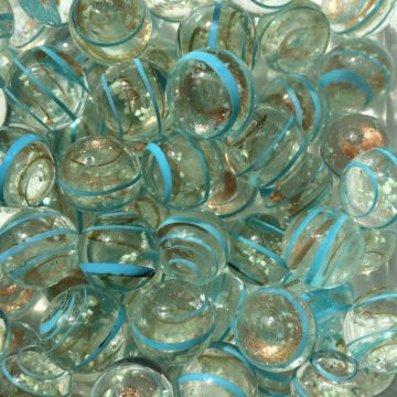 Pierre de lune - bleu clair 16mm
