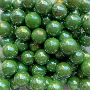 Perle verte 16mm