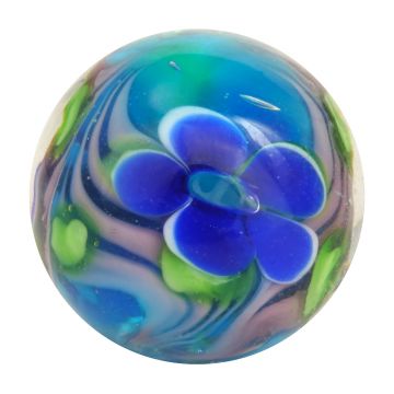 Pivoine - bleu clair 16mm