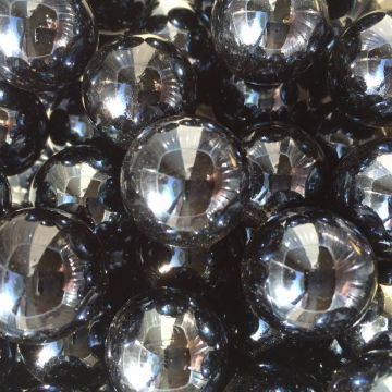 Perle noire 22mm