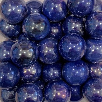 Perle - bleu 25mm