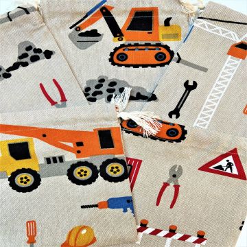 Sac de billes - Site de construction (14x18cm)