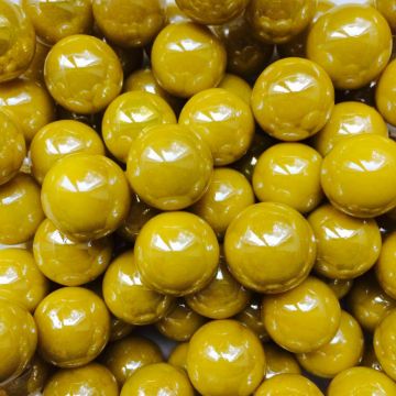 Perle jaune 16mm