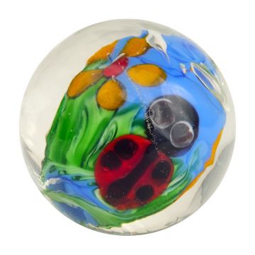 Coccinelle 22mm (bleu foncé)