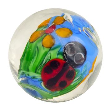Coccinelle 16mm (bleu foncé)