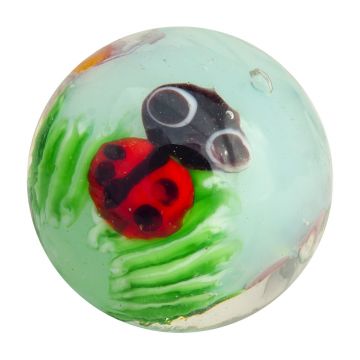 Coccinelle 16mm (bleu clair)