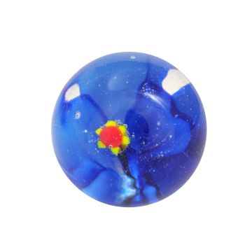 Rose trémière - bleu 16mm
