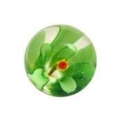 Rose trémière - vert 16mm