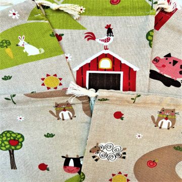 Sac de billes - Ferme (14x18cm)