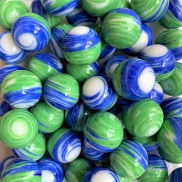 Tornade bleu-vert 16mm
