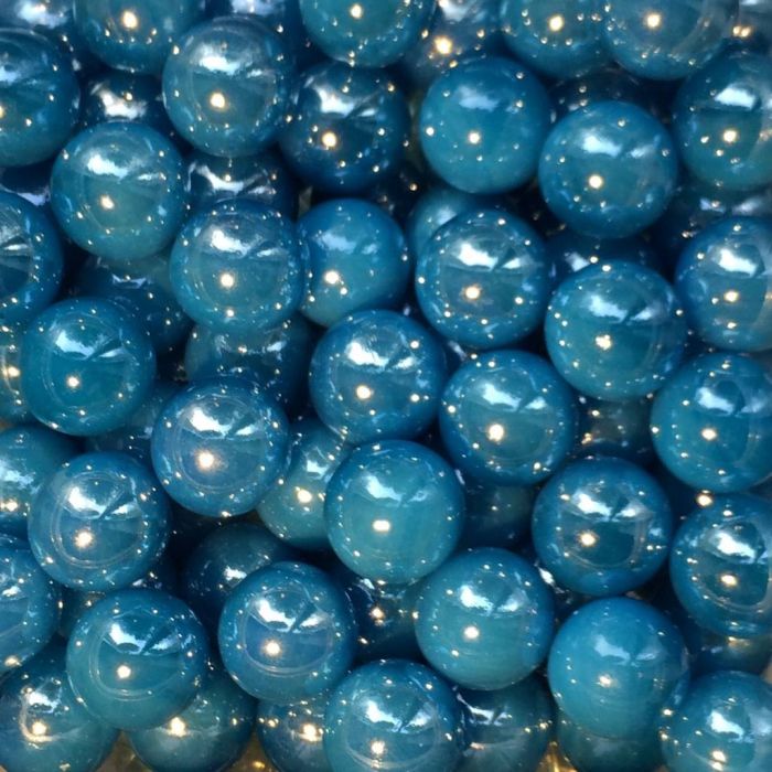 Perle bleue azur 16mm