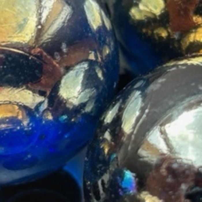 Nacre bleue 22mm