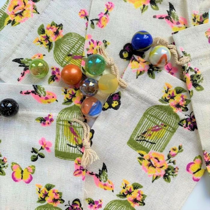 Sac de billes avec 50 billes - Cage à oiseaux