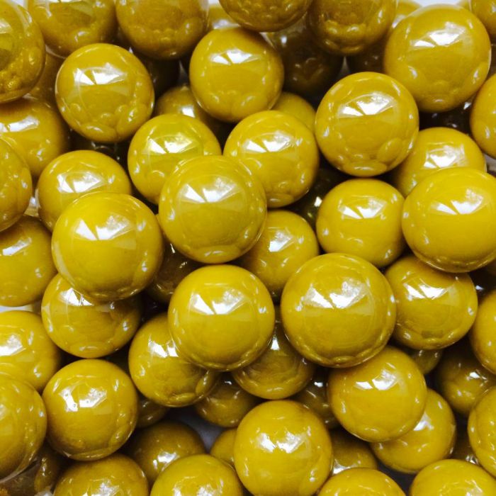 Perle jaune 16mm