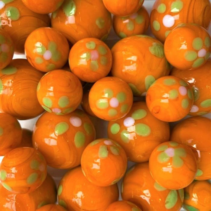 Printemps - orange 25mm