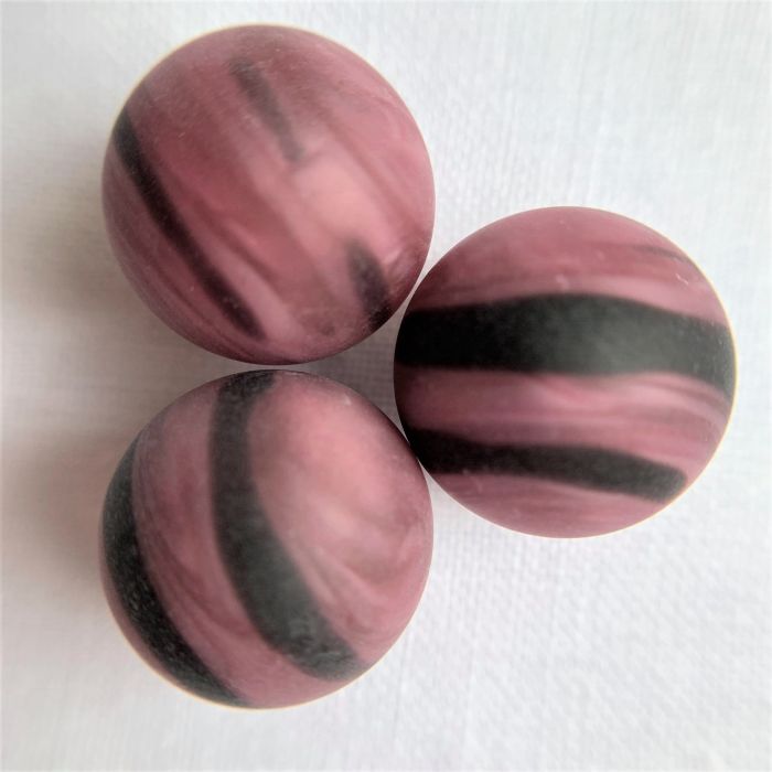 Fuchsia-noir rayé 16,48mm