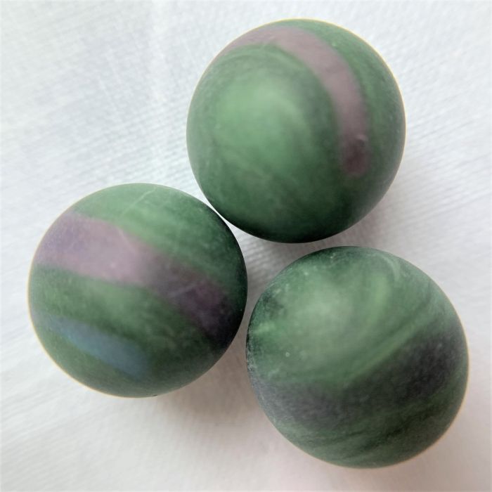 Vert foncé-violet rayé 16,48mm