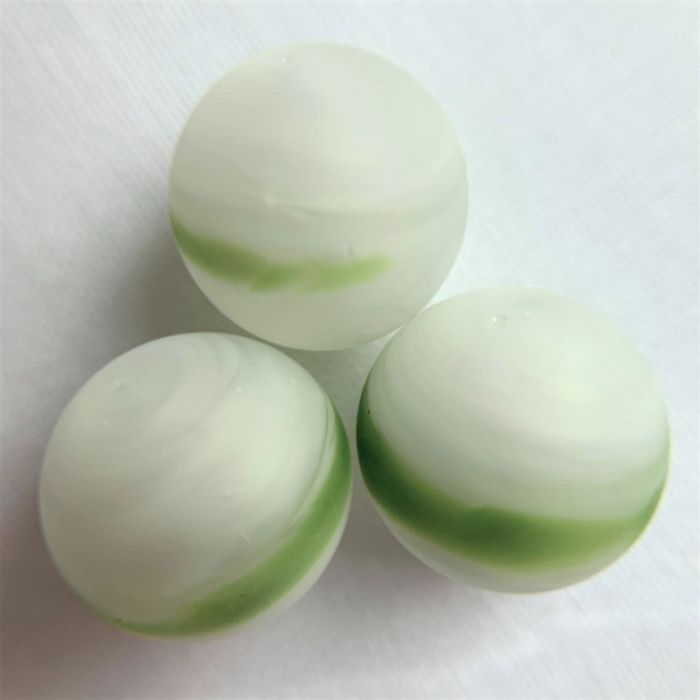 Blanc-vert rayé 16,48mm