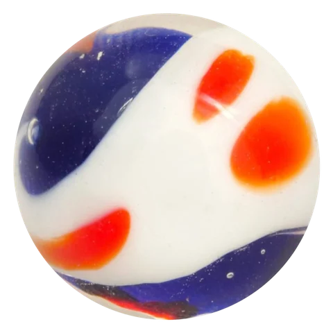 Yin Yang - bleu-blanc 16mm