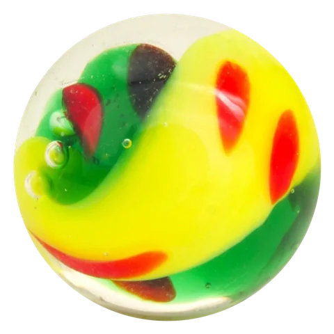 Yin Yang - jaune-vert 16mm