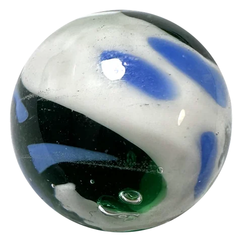 Yin Yang - vert-blanc 16mm