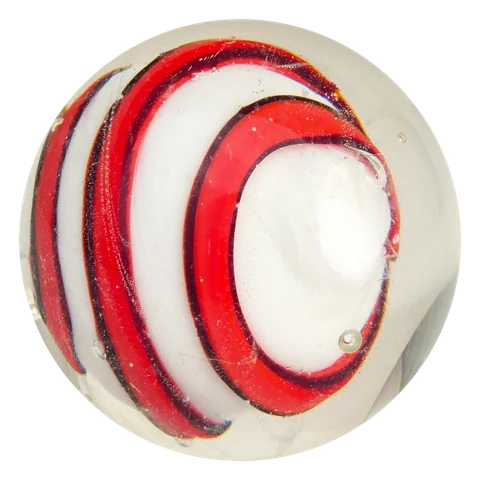 Bumble Bubble - rouge-blanc 25mm