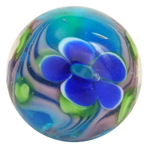 Pivoine - bleu clair 16mm
