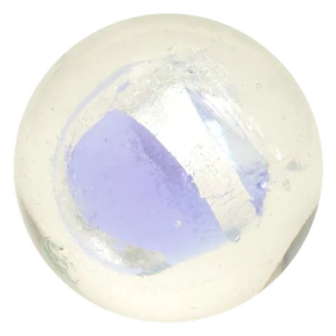 Ruban argenté - lilas 16mm