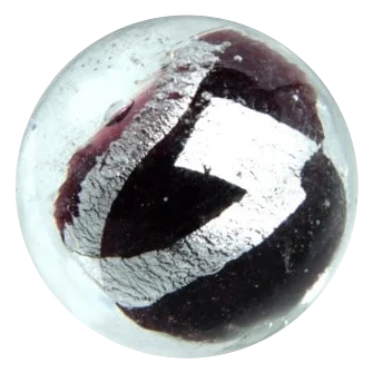 Ruban argenté - violet 16mm