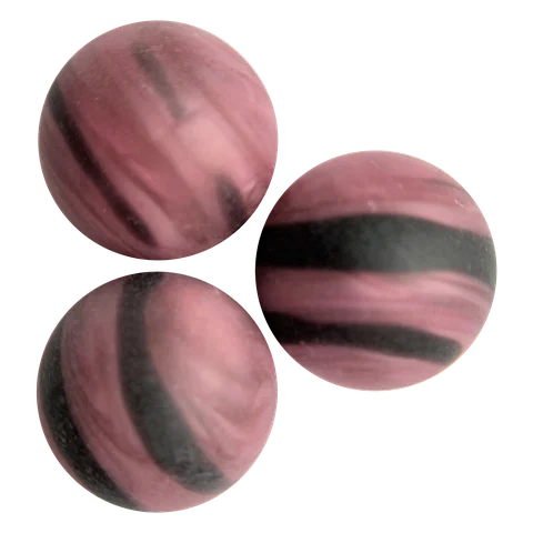 Fuchsia-noir rayé 16,48mm