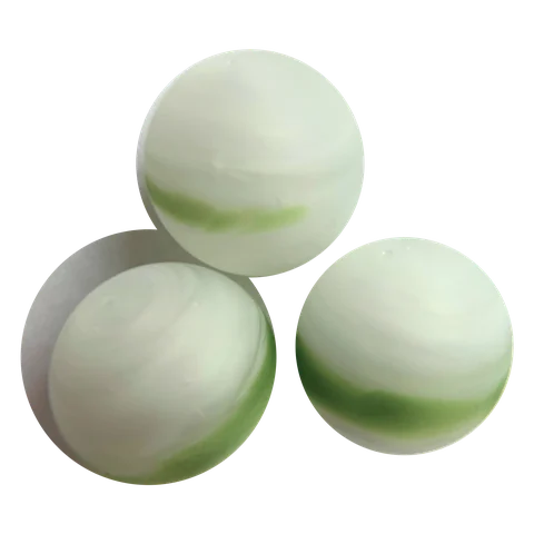 Blanc-vert rayé 16,48mm
