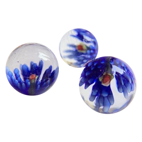 Fleuri - bleu 25mm