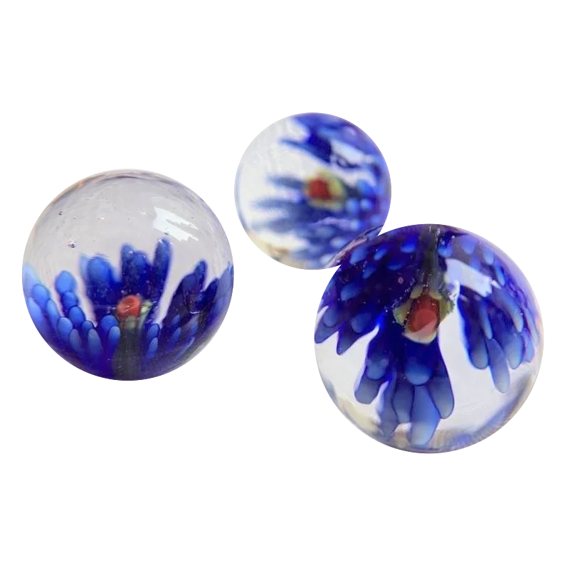 Fleuri - bleu 25mm