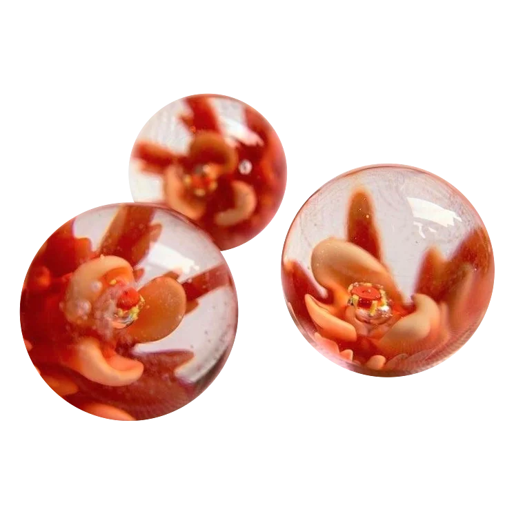 Fleuri - rouge 25mm